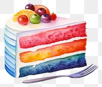 PNG Rainbow Cake cake dessert fruit. 