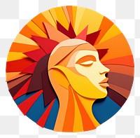 PNG A pride sun art painting craft. AI generated Image by rawpixel.
