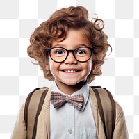 PNG Portrait glasses smile photo. AI generated Image by rawpixel.