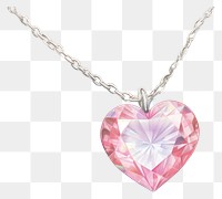 PNG Diamond heart necklace jewelry pendant locket. 