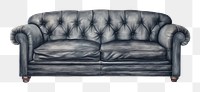 PNG Luxury dark sofa furniture chair comfortable. 