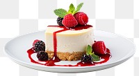 PNG Cheese Cake cheesecake dessert plate. 