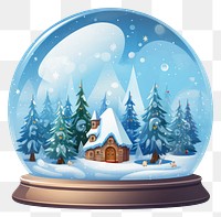 PNG Snow globe christmas transparent illuminated. 