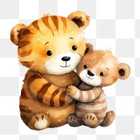 PNG Animal plush bear toy. AI generated Image by rawpixel.