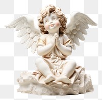 PNG Baby Angel Statue angel figurine statue. 