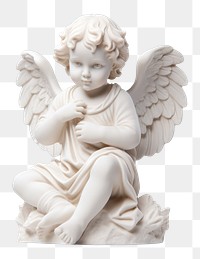 PNG Baby Angel Statue angel statue representation. 