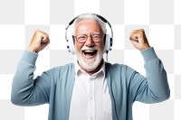 PNG Headphones shouting laughing glasses. 