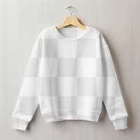 Winter sweater png, transparent mockup