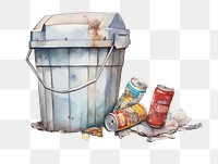 PNG Waste garbage trash white background. AI generated Image by rawpixel.