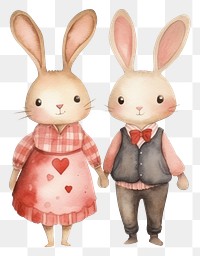 PNG Rabbit animal love cute. 