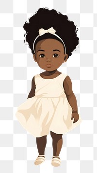 PNG African american young baby portrait dress photography. AI generated Image by rawpixel.