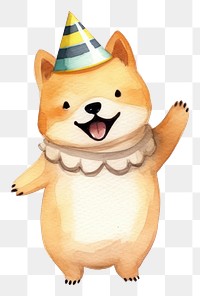 PNG Character puppy happy Shiba Inu. 