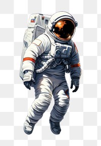 PNG Astronaut 2d astronomy clothing universe. AI generated Image by rawpixel.