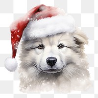 PNG Christmas animal image mammal pet dog. AI generated Image by rawpixel.