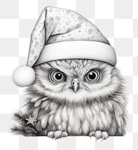 PNG Christmas animal image drawing sketch bird. AI generated Image by rawpixel.