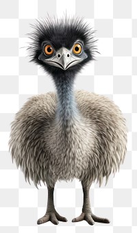PNG Australia bird emu animal. 