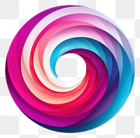 PNG Vector circle spiral shape. 