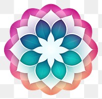 PNG Vector circle flower dahlia. AI generated Image by rawpixel.