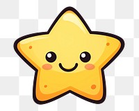 PNG Sticker cartoon symbol star. 