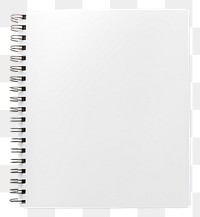 PNG Notebook diary white page. 