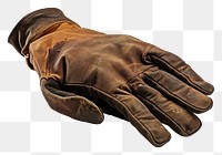 PNG Work glove leather apparel white background. AI generated Image by rawpixel.