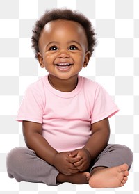 PNG Sitting smile child baby. AI generated Image by rawpixel.