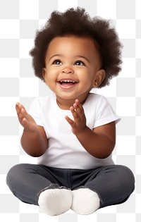 PNG Sitting smile baby laughing. 