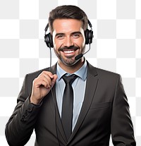 PNG Call center headphones portrait headset. 