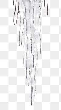 PNG Icicle ice white background stalactite