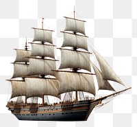 PNG  Sailing ship sailboat vehicle