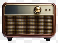PNG Speaker electronics radio white background. 