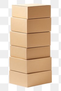 PNG Cardboard box carton white background simplicity. AI generated Image by rawpixel.