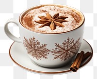 PNG Vintage christmas cup coffee drink