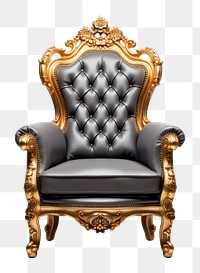 PNG Chair furniture armchair throne. AI generated Image by rawpixel.