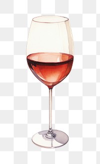 PNG Wine glass drink refreshment drinkware. AI generated Image by rawpixel.