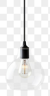 PNG Pendant lamp lightbulb glass electricity. 