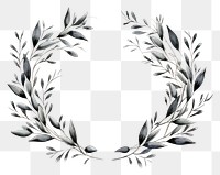 PNG Olive branch pattern circle shape. AI generated Image by rawpixel.