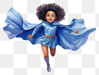 PNG Hero costume blue happiness. AI generated Image by rawpixel.