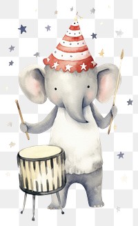 PNG Music cute drum hat. AI generated Image by rawpixel.