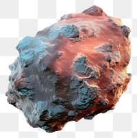PNG Meteorite mineral white background accessories. AI generated Image by rawpixel.