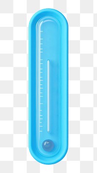 PNG Thermometer blue temperature turquoise. 