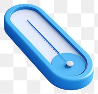 PNG Thermometer blue temperature technology. 