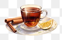 PNG  Saucer drink tea cup. AI generated Image by rawpixel.