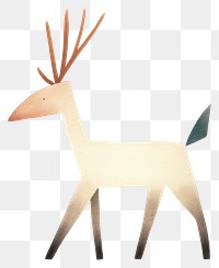 PNG Animal mammal antler sketch. AI generated Image by rawpixel.