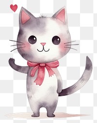 PNG Cat welcome customer cartoon mammal animal. 