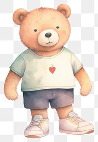 PNG Bear cute bear toy. AI generated Image by rawpixel.