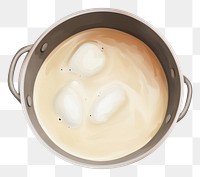 PNG Mushroom cream soup coffee food cup. AI generated Image by rawpixel.
