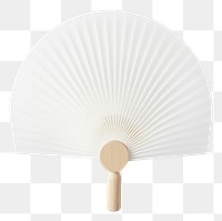PNG  Handheld fan white  simplicity. AI generated Image by rawpixel.