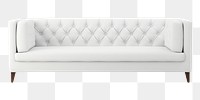 PNG  Sofa furniture cushion white. AI generated Image by rawpixel.
