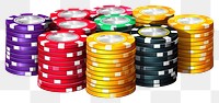 PNG Casino chips stacks gambling game  